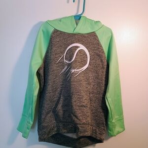 Justice Green and Gray Hoodie